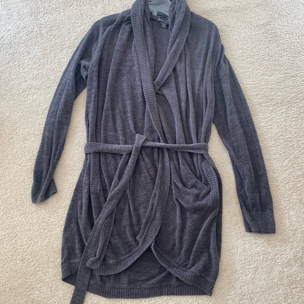 Barefoot Dreams CozyChic Ultra Lite Short Hooded Robe